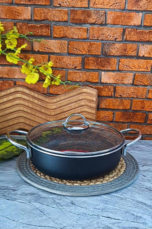 تابه دو دسته گرانیتی نچسب