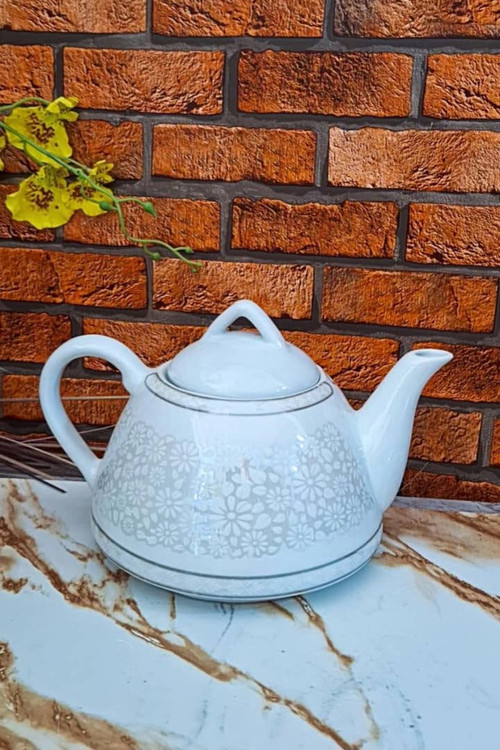 قوری چینی کف پهن