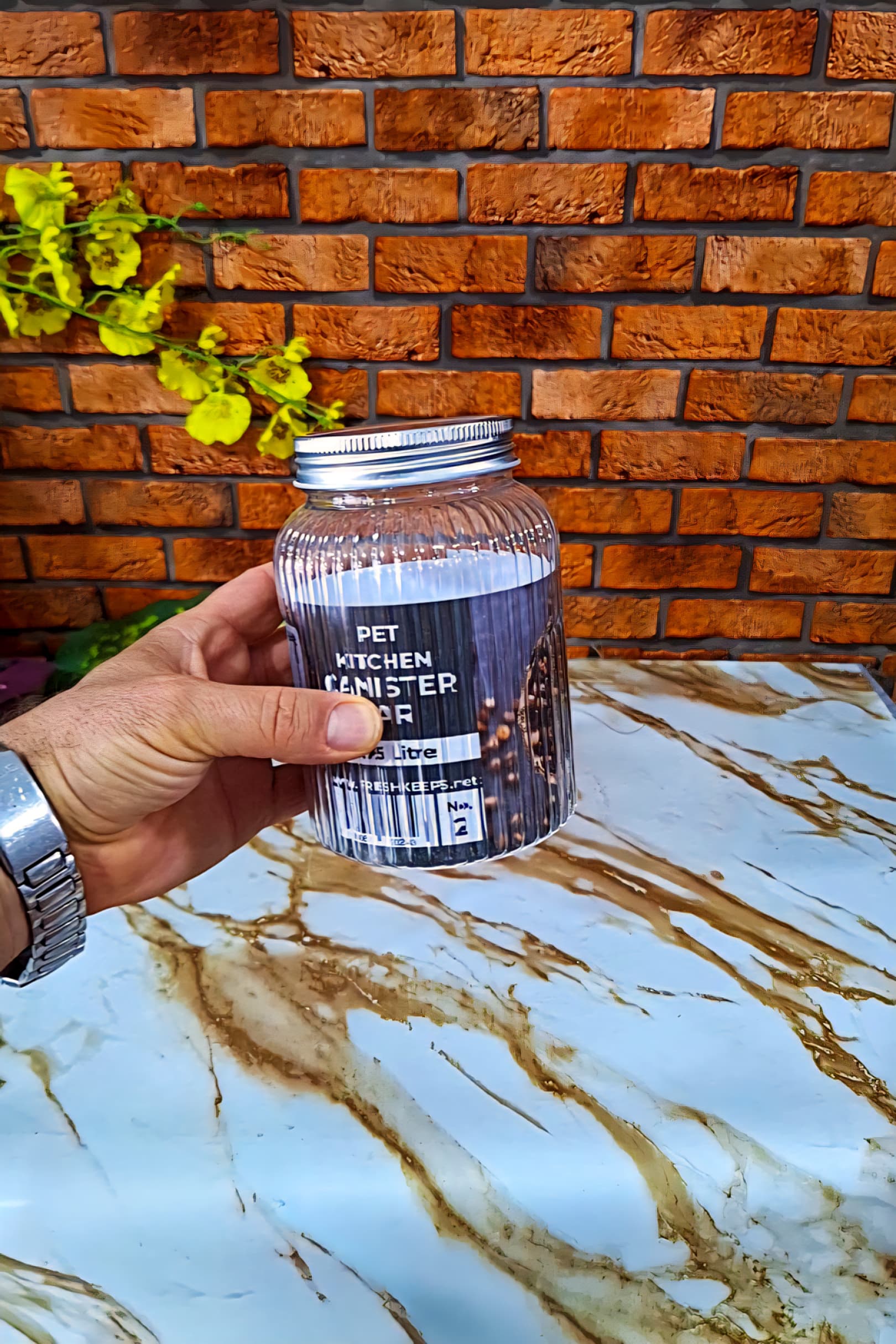 بانکه شفاف فرش کیپس مدل بهار