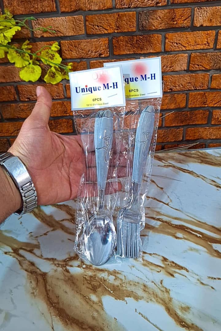 ست قاشق و چنگال غذاخوری