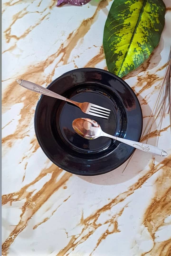 ست قاشق و چنگال