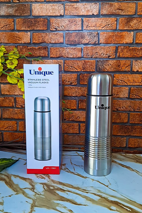 فلاسک قلمی استیل یک لیتر یونیک