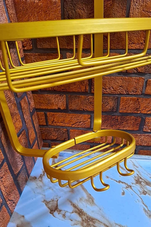 شلف کنج حمام آلومینیومی