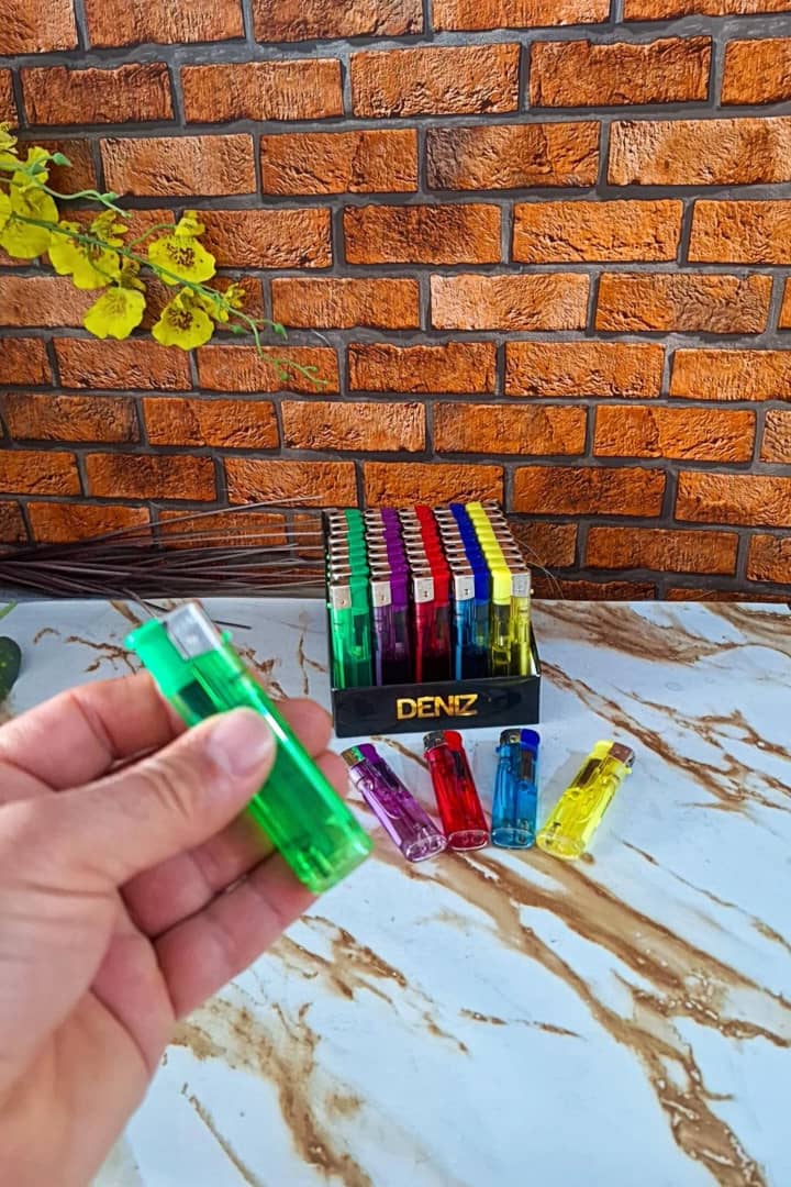 فندک جیبی دنیز مدل شفاف