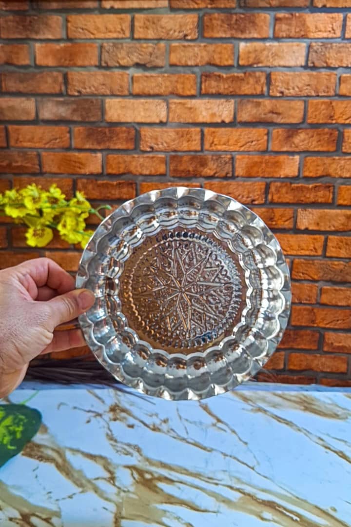 سینی استیل مدل سنتی